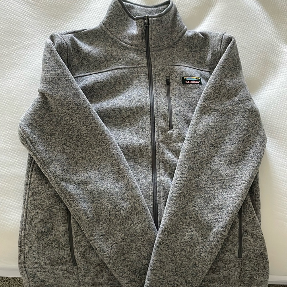 Gray LL Bean full zip
